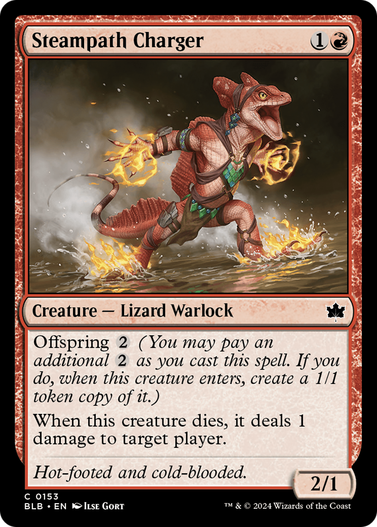 Steampath Charger (BLB-153) [Bloomburrow] MTG Single Wizards of the Coast