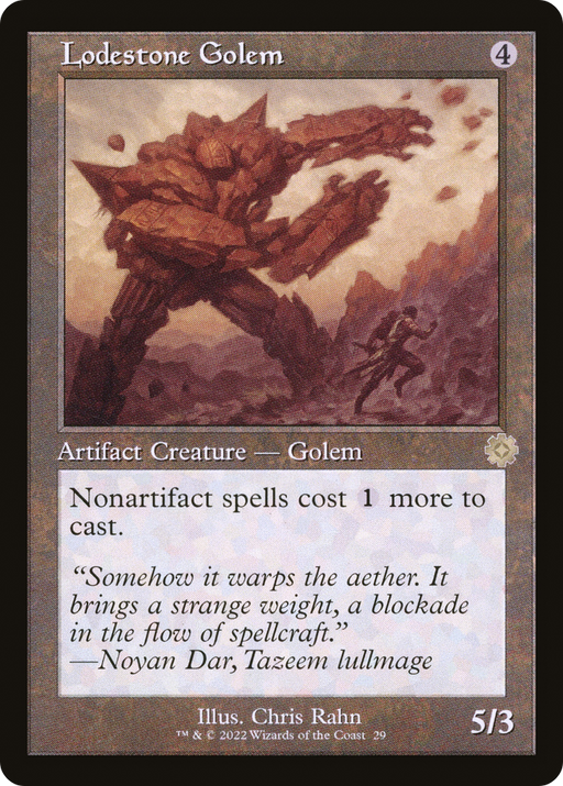 Lodestone Golem (BRR-029) [The Brothers' War Retro Artifacts] MTG Single Wizards of the Coast