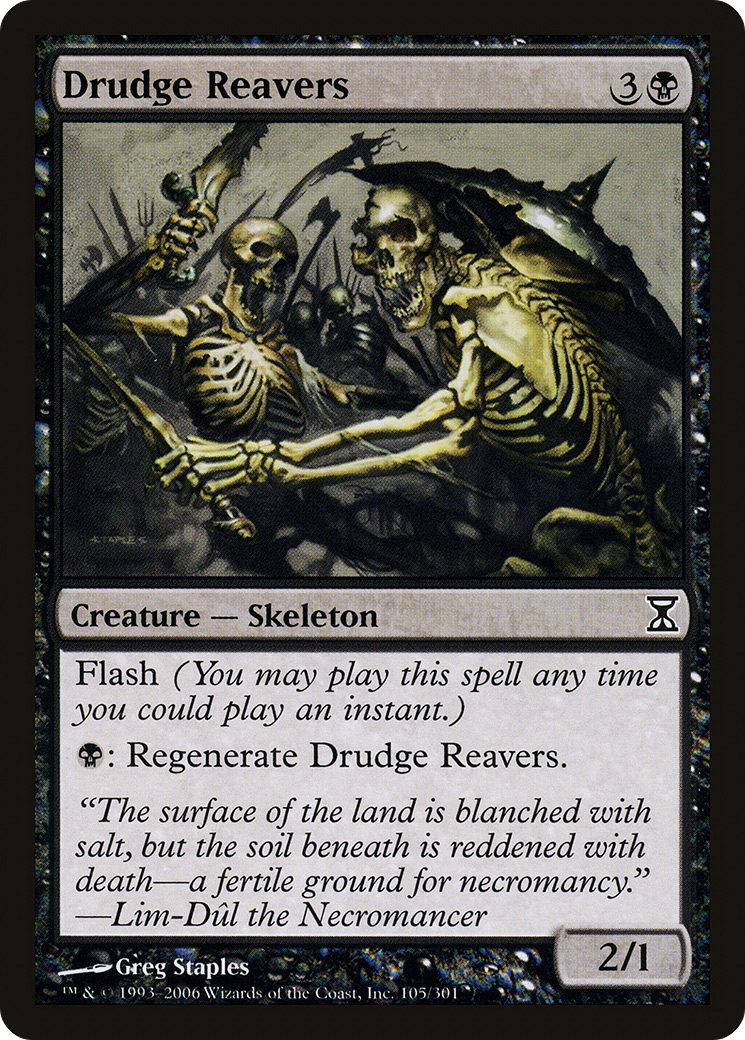 Drudge Reavers (TSP-105) [Time Spiral] Foil MTG Single Wizards of the Coast