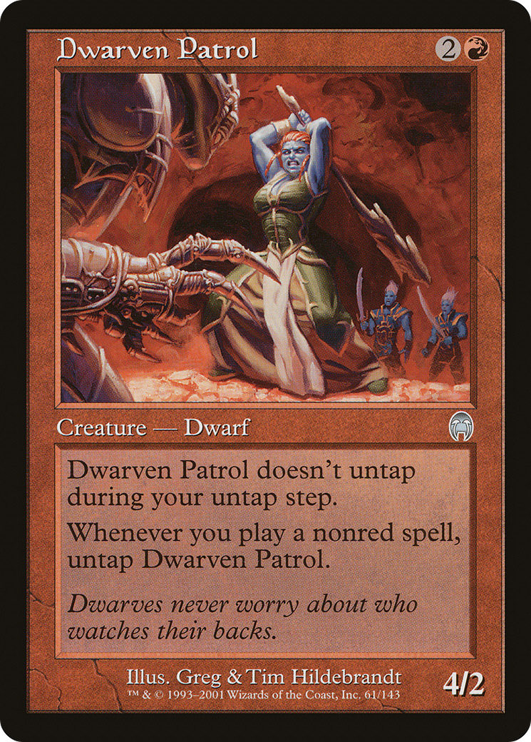 Dwarven Patrol (APC-061) [Apocalypse] MTG Single Wizards of the Coast