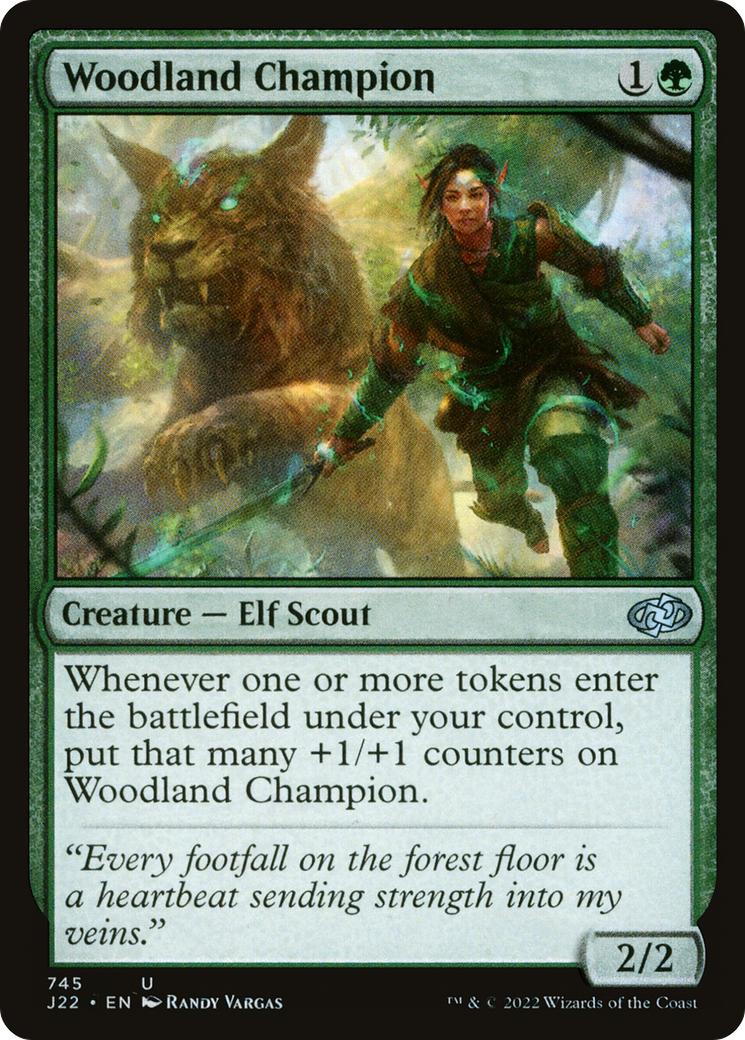 Woodland Champion (J22-745) [Jumpstart 2022] MTG Single Wizards of the Coast