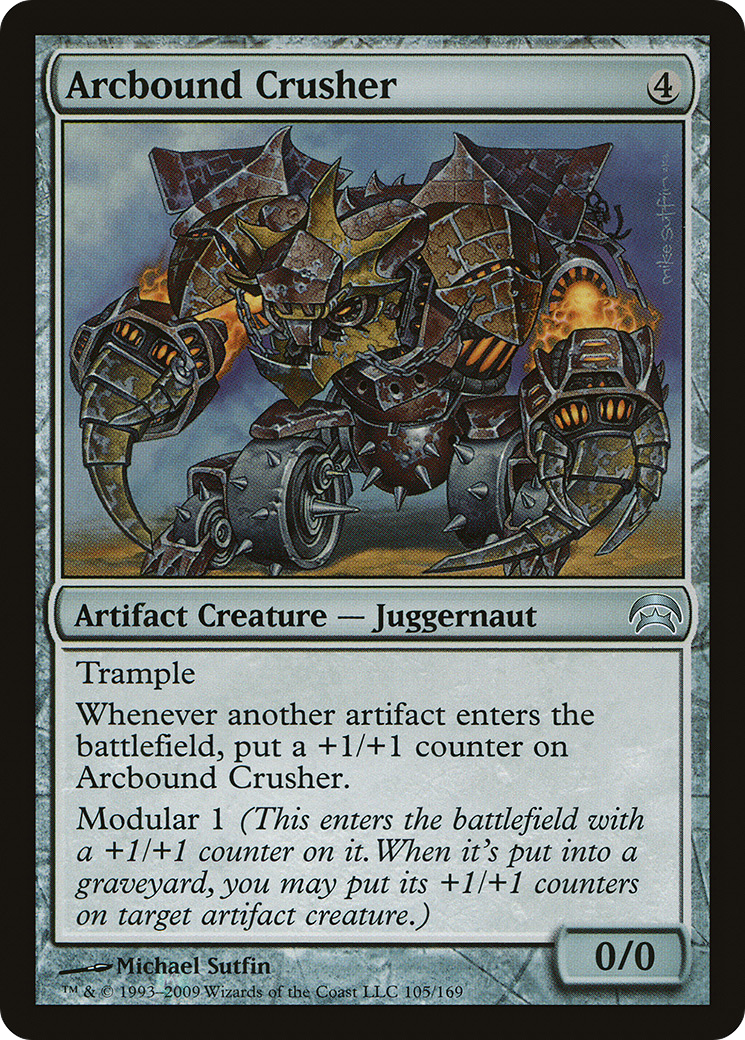 Arcbound Crusher (HOP-105) [Misc] Planechase MTG Single Wizards of the Coast