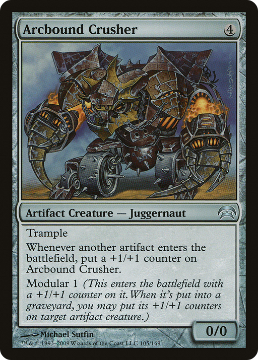 Arcbound Crusher (HOP-105) [Misc] Planechase MTG Single Wizards of the Coast