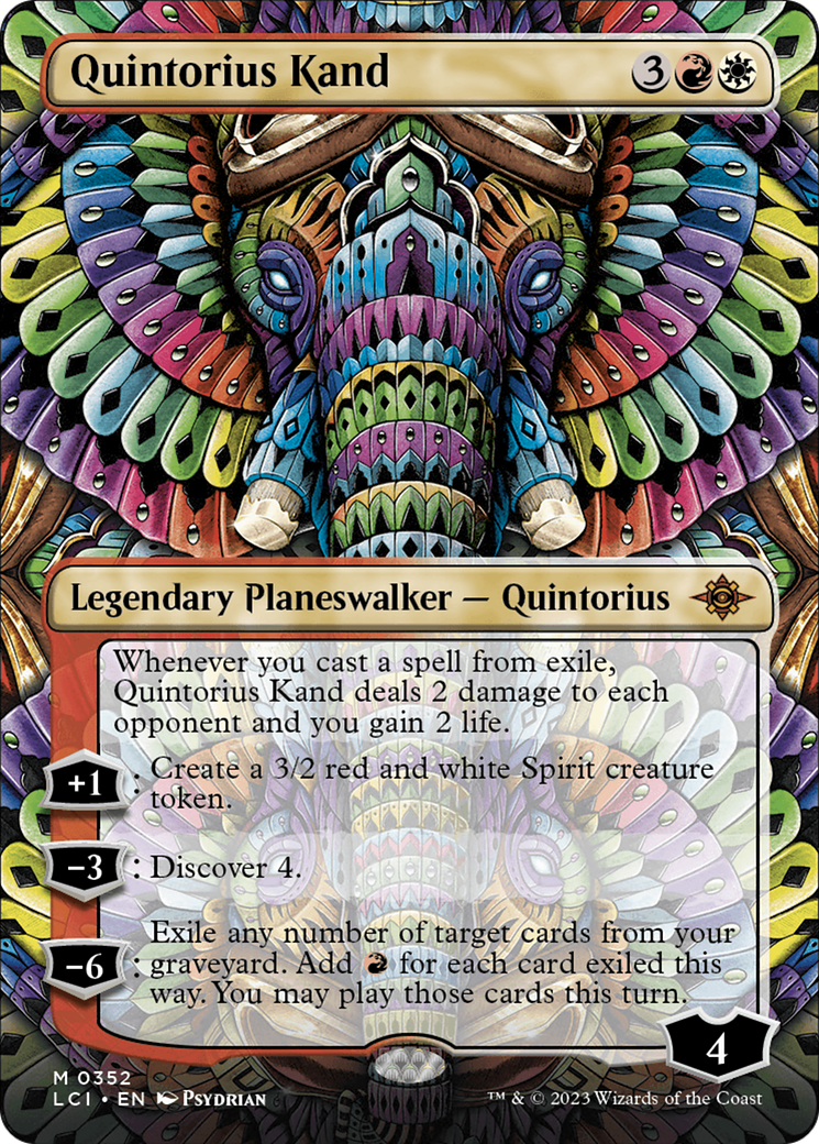 Quintorius Kand (0352) (LCI-352) [The Lost Caverns of Ixalan] (Borderless) MTG Single Wizards of the Coast