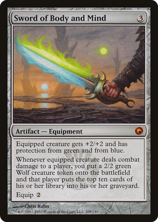 Sword of Body and Mind (SOM-208) [Scars of Mirrodin] MTG Single Wizards of the Coast