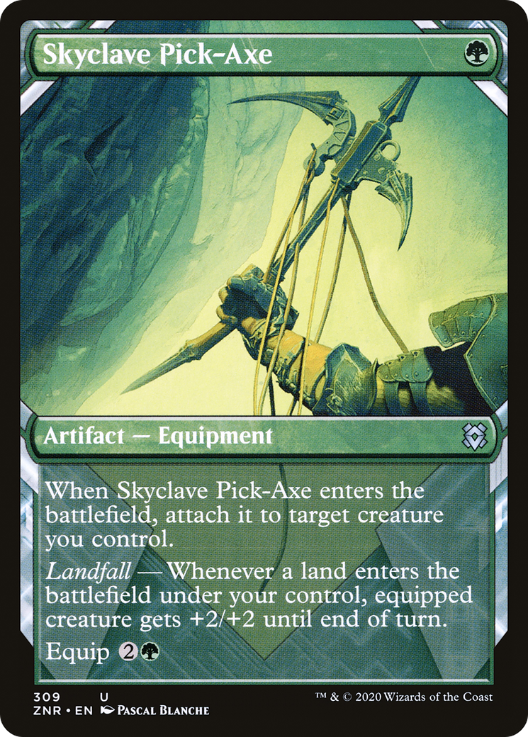 Skyclave Pick-Axe (ZNR-309) [Zendikar Rising] (Showcase) MTG Single Wizards of the Coast