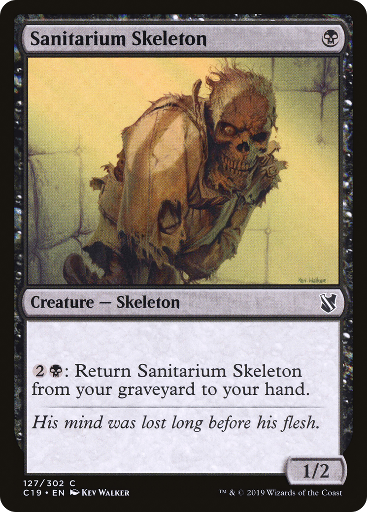 Sanitarium Skeleton (C19-127) [Commander 2019] MTG Single Wizards of the Coast