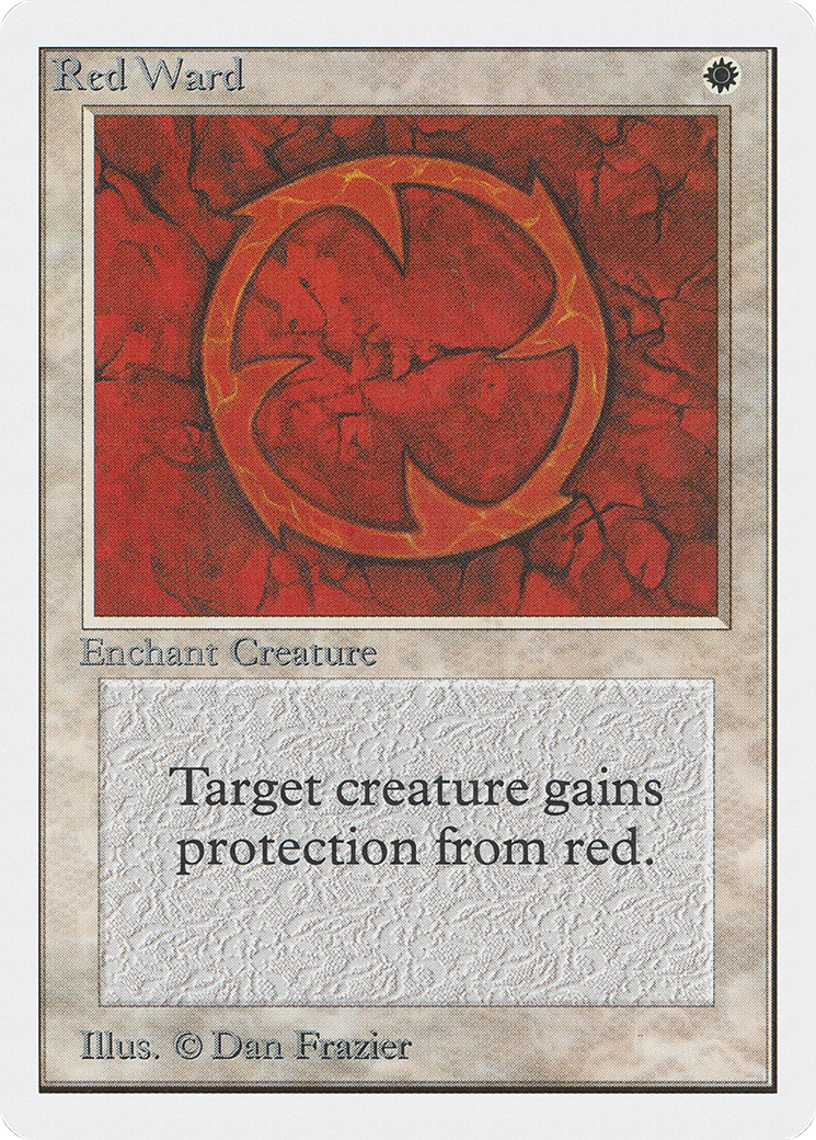 Red Ward [Unlimited Edition] MTG Single Magic: The Gathering