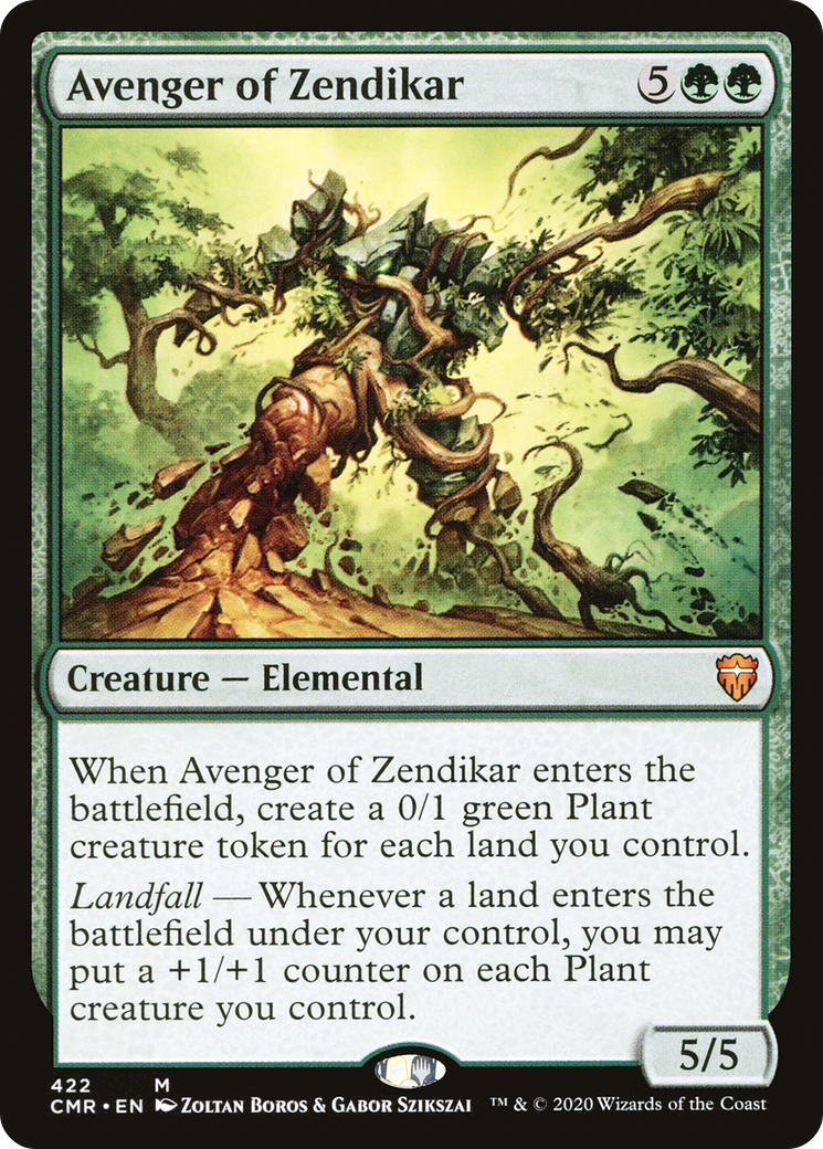 Avenger of Zendikar (CMR-422) [Commander Legends] MTG Single Wizards of the Coast