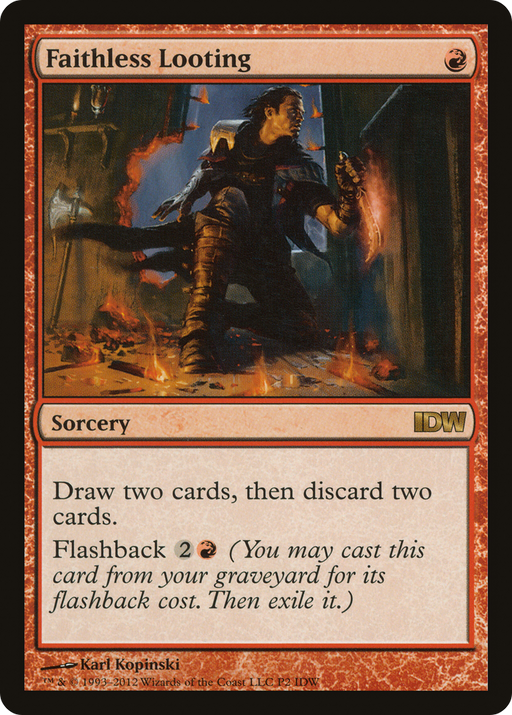Faithless Looting (IDW Comics 2012) (MEDIA-0P2) [Misc] IDW Comics Inserts MTG Single Wizards of the Coast