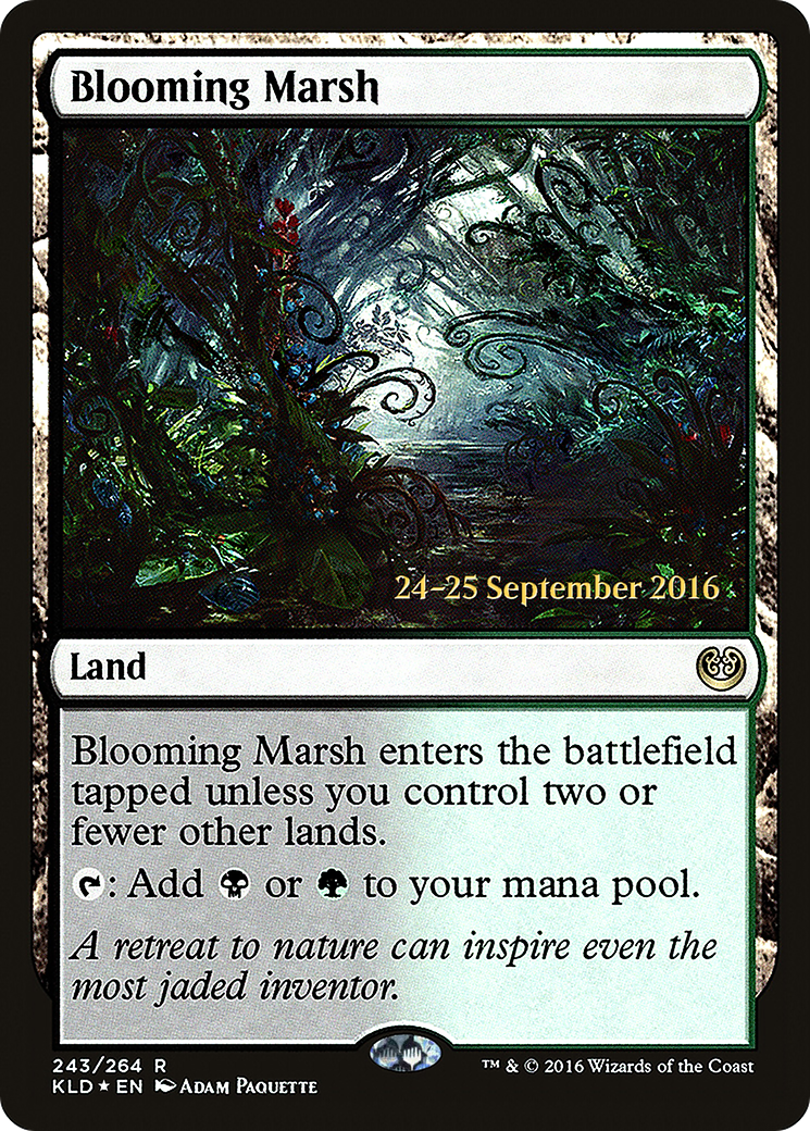 Blooming Marsh (KLD) (PRE-243) [Kaladesh Promos] Foil MTG Single Wizards of the Coast