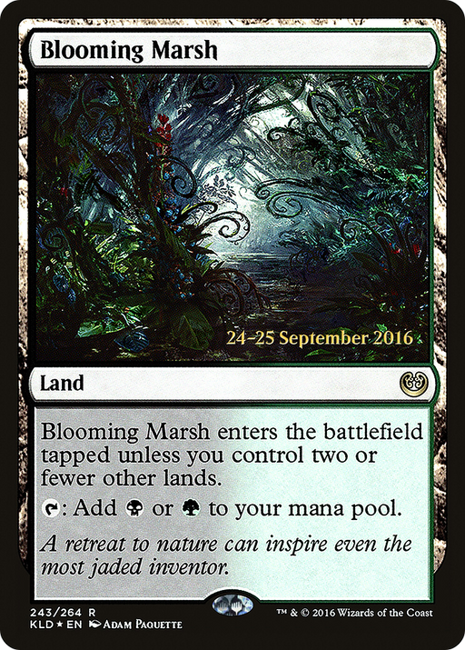 Blooming Marsh (KLD) (PRE-243) [Kaladesh Promos] Foil MTG Single Wizards of the Coast