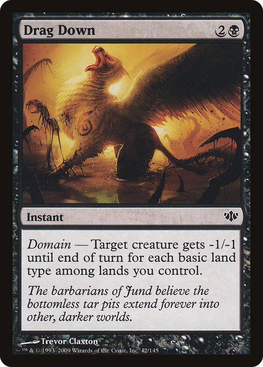 Drag Down (CON-042) [Conflux] MTG Single Wizards of the Coast