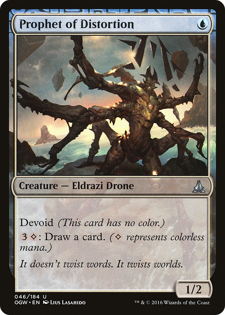 Prophet of Distortion (OGW-046) [Oath of the Gatewatch] MTG Single Wizards of the Coast