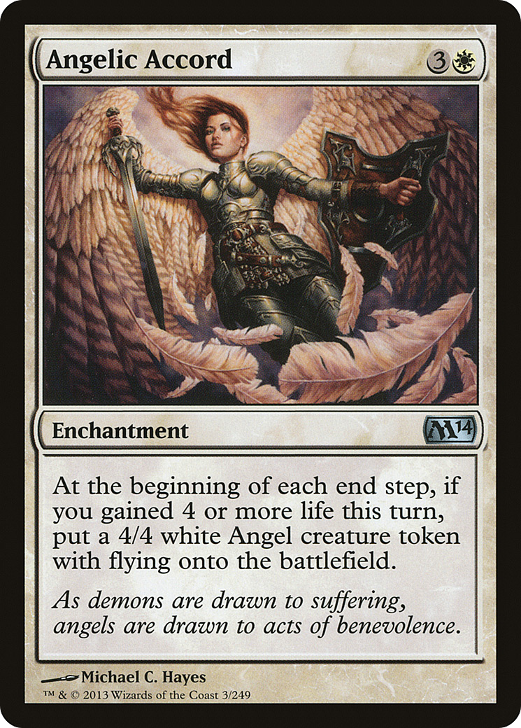 Angelic Accord (M14-003) [Magic 2014] MTG Single Wizards of the Coast