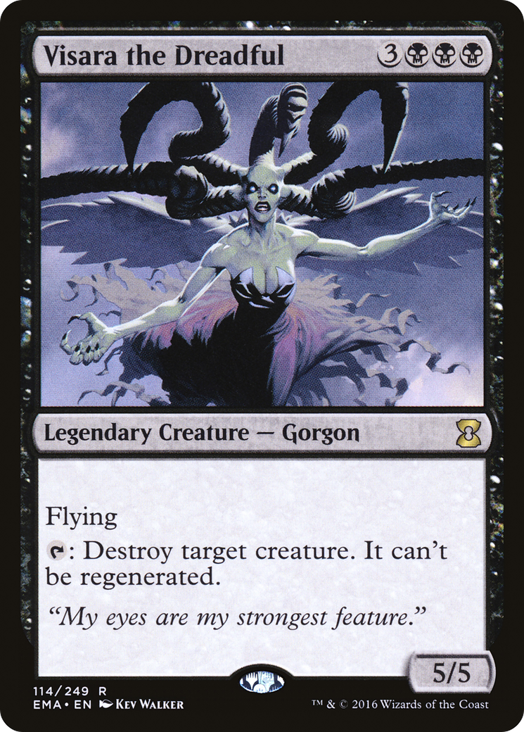Visara the Dreadful (EMA-114) [Eternal Masters] MTG Single Wizards of the Coast
