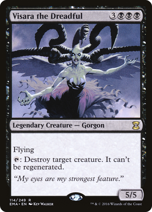 Visara the Dreadful (EMA-114) [Eternal Masters] MTG Single Wizards of the Coast
