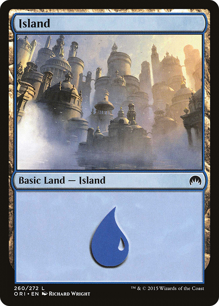 Island (260) [Magic Origins] MTG Single Magic: The Gathering   