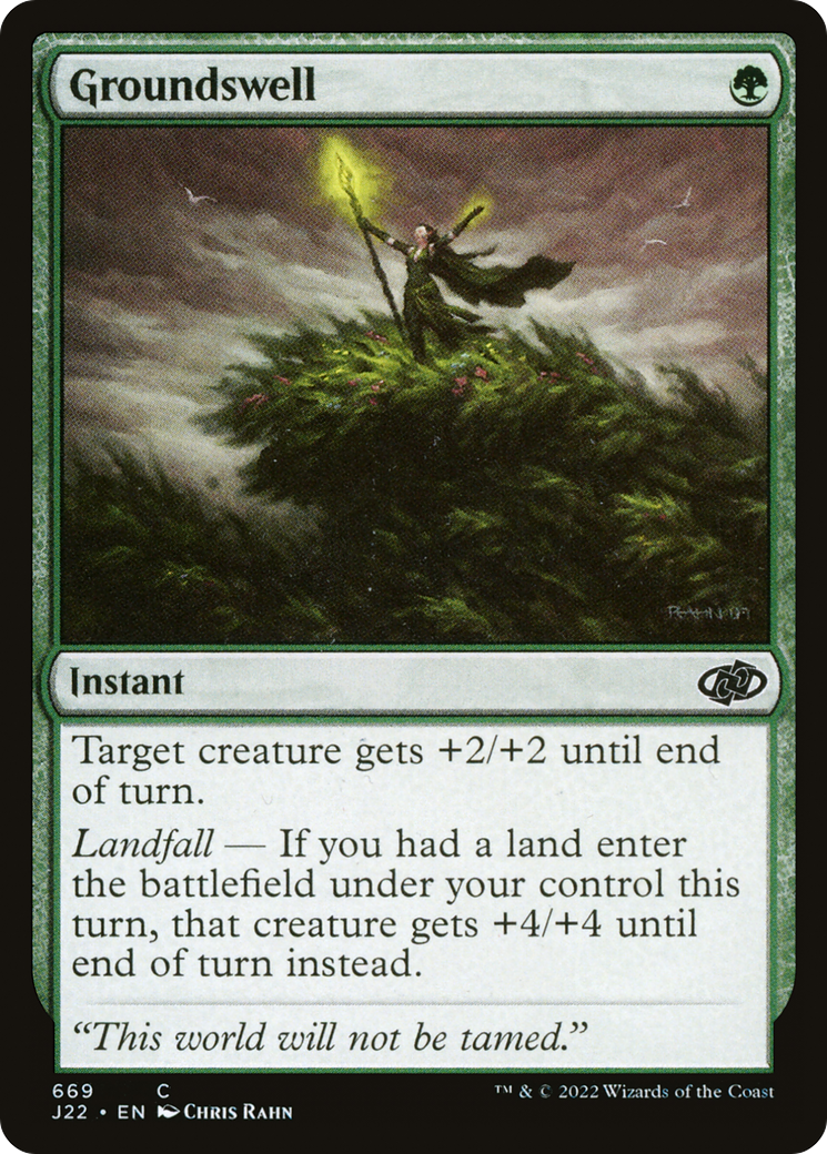 Groundswell (J22-669) [Jumpstart 2022] MTG Single Wizards of the Coast