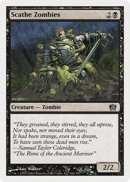 Scathe Zombies (8ED-160) [8th Edition] Foil MTG Single Wizards of the Coast