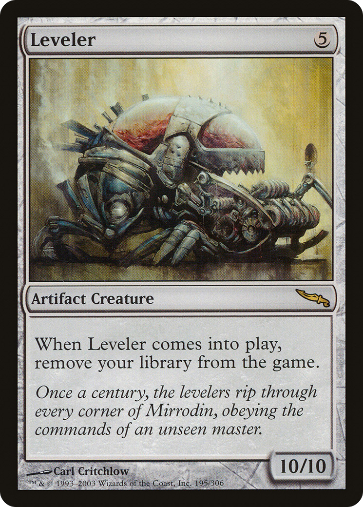 Leveler [Mirrodin] MTG Single Magic: The Gathering