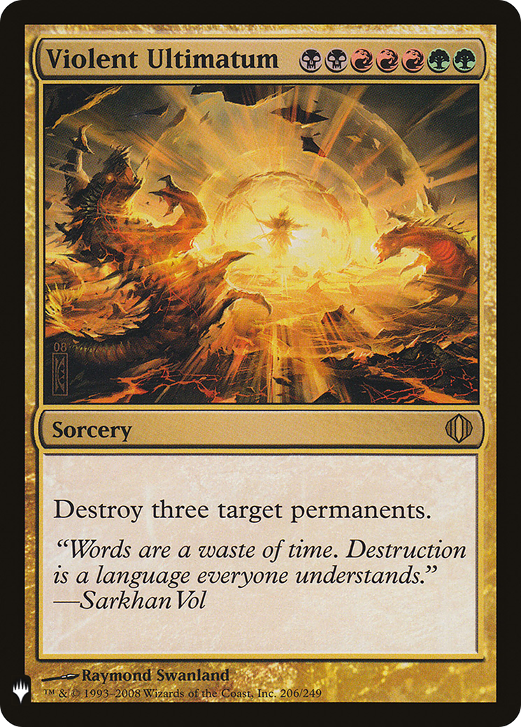 Violent Ultimatum (LIST-ALA-206) [Mystery Booster] The List MTG Single Wizards of the Coast