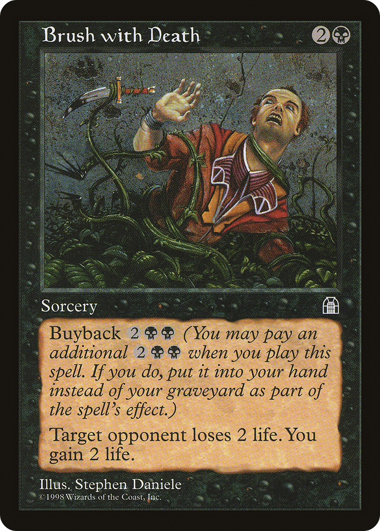 Brush with Death (STH-052) [Stronghold] MTG Single Wizards of the Coast