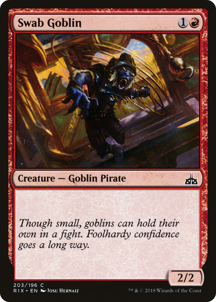 Swab Goblin (RIX-203) [Rivals of Ixalan] MTG Single Wizards of the Coast