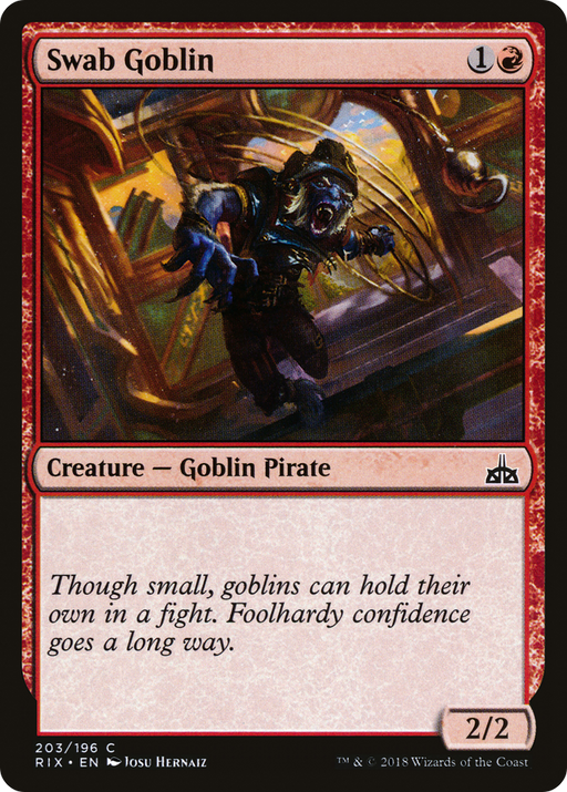 Swab Goblin (RIX-203) [Rivals of Ixalan] MTG Single Wizards of the Coast