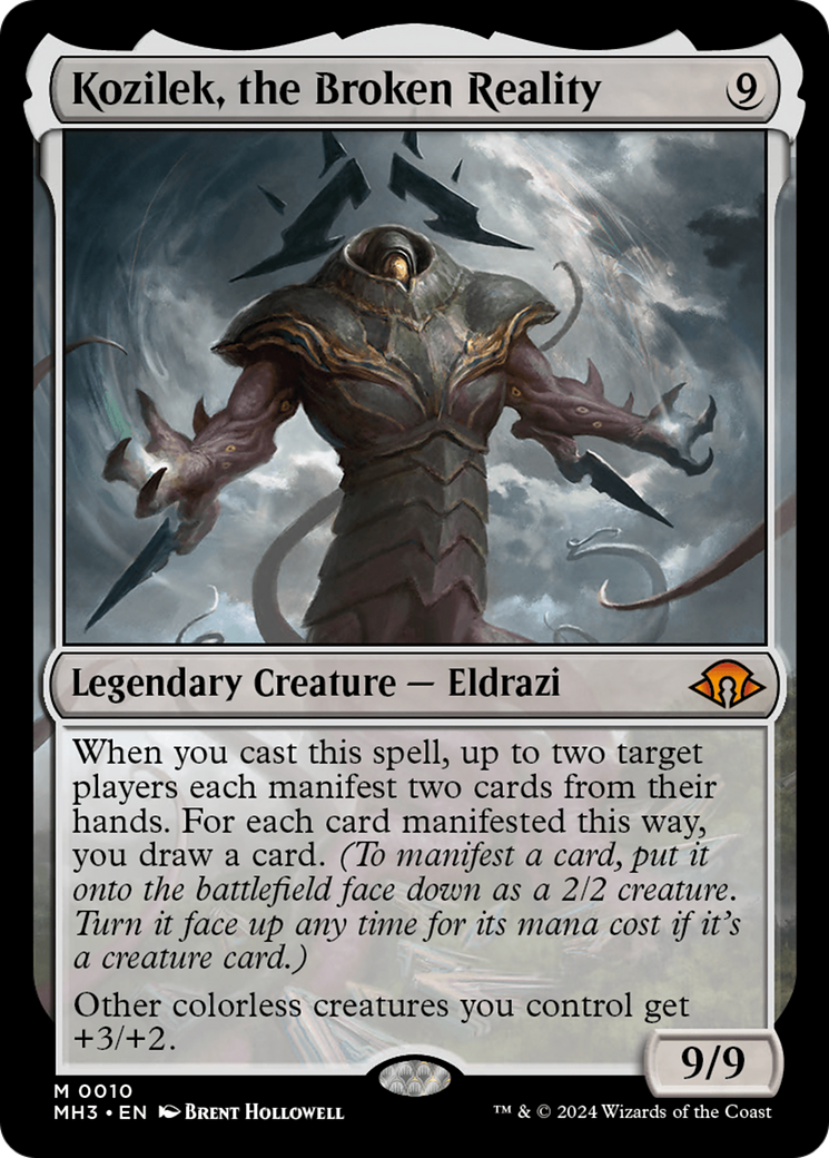Kozilek, the Broken Reality (MH3-010) [Modern Horizons 3] Foil MTG Single Modern Horizons 3