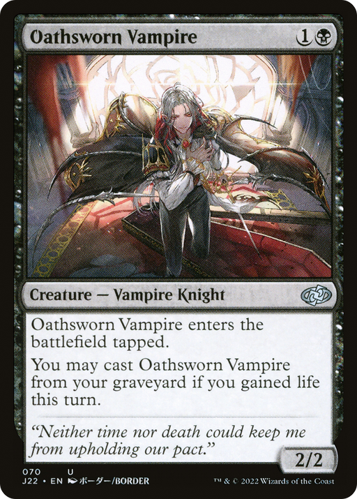 Oathsworn Vampire (J22-070) [Jumpstart 2022] MTG Single Wizards of the Coast