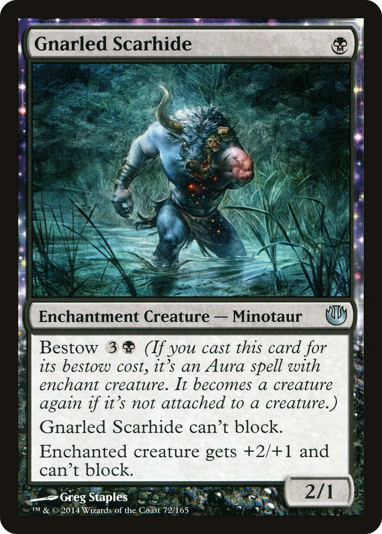 Gnarled Scarhide (JOU-072) [Journey into Nyx] MTG Single Wizards of the Coast