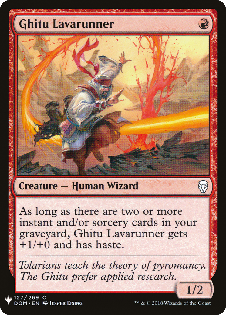 Ghitu Lavarunner (LIST-127) [Mystery Booster] The List MTG Single Wizards of the Coast