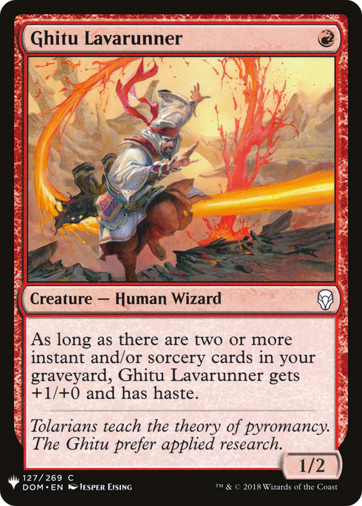 Ghitu Lavarunner (LIST-127) [Mystery Booster] The List MTG Single Wizards of the Coast