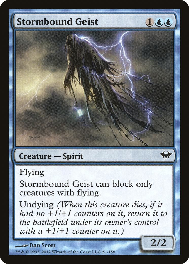 Stormbound Geist (DKA-051) [Dark Ascension] MTG Single Wizards of the Coast