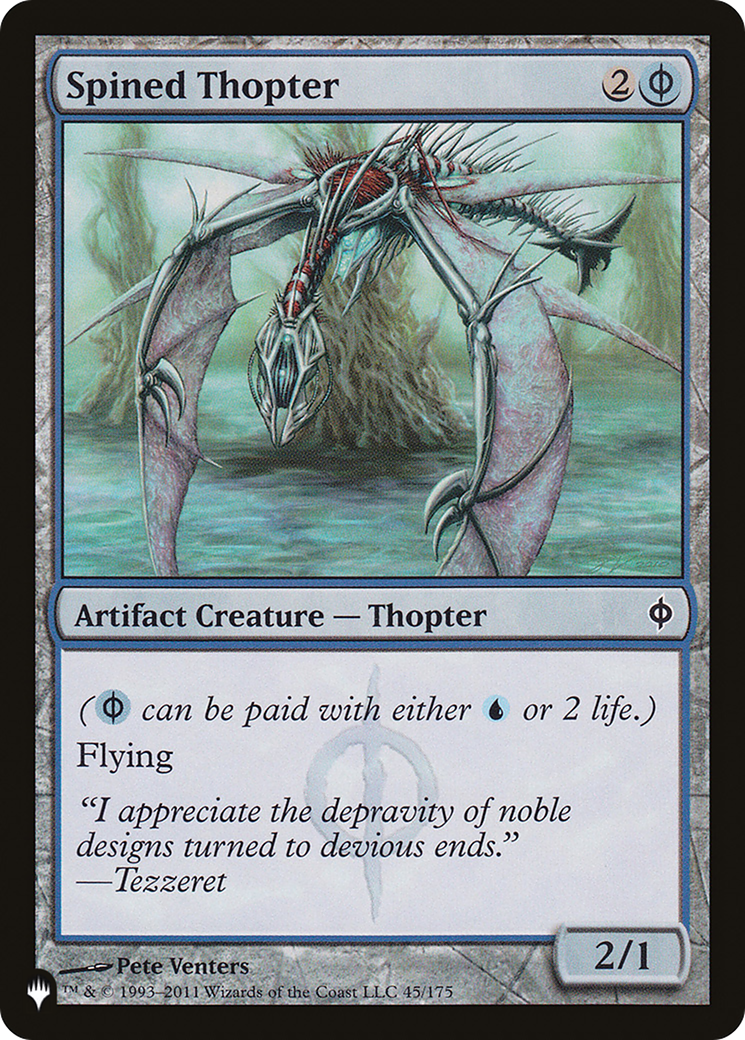 Spined Thopter (LIST-NPH-45) [Mystery Booster] The List MTG Single Wizards of the Coast