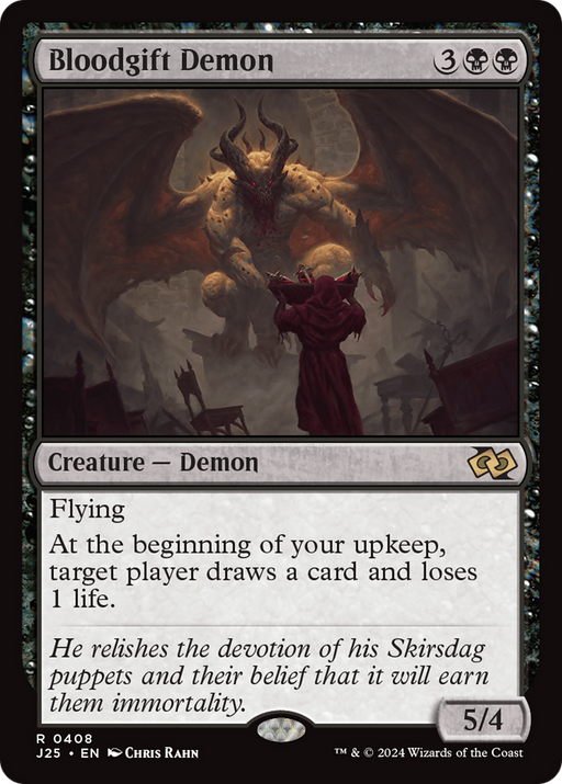 Bloodgift Demon (J25-408) [Foundations Jumpstart] MTG Single Wizards of the Coast