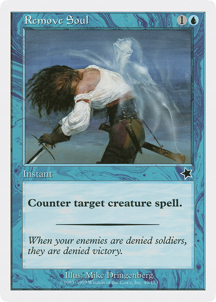Remove Soul (S99-049) [Misc] Starter 1999 MTG Single Wizards of the Coast