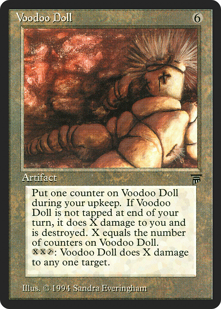 Voodoo Doll [Legends] MTG Single Magic: The Gathering   