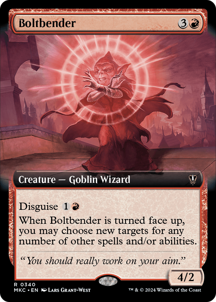 Boltbender (MKC-340) [Murders at Karlov Manor Commander] (Extended Art) MTG Single Wizards of the Coast
