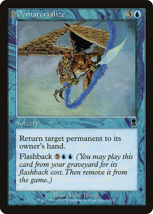 Dematerialize (ODY-081) [Odyssey] MTG Single Wizards of the Coast