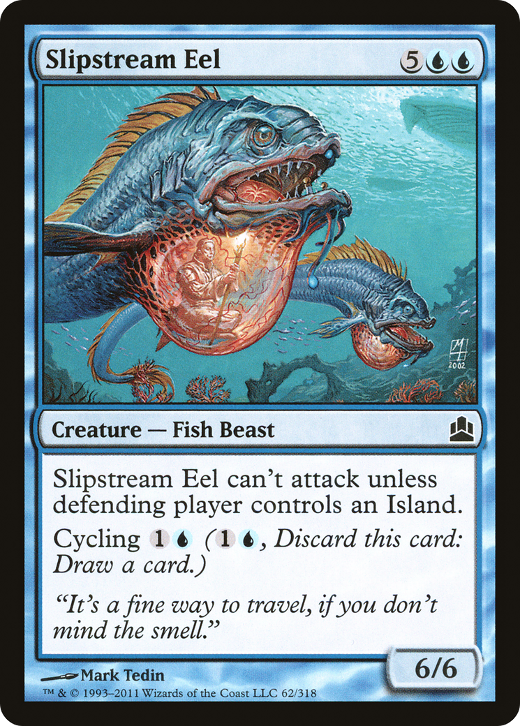 Slipstream Eel (CMD-062) [Commander 2011] MTG Single Wizards of the Coast