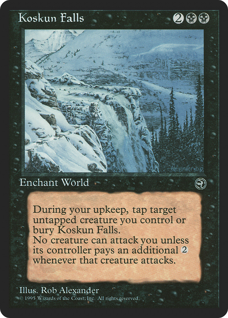 Koskun Falls [Homelands] MTG Single Magic: The Gathering