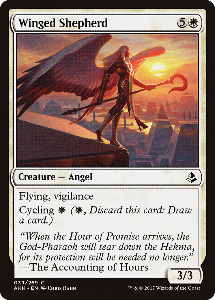 Winged Shepherd (AKH-039) [Amonkhet] MTG Single Wizards of the Coast