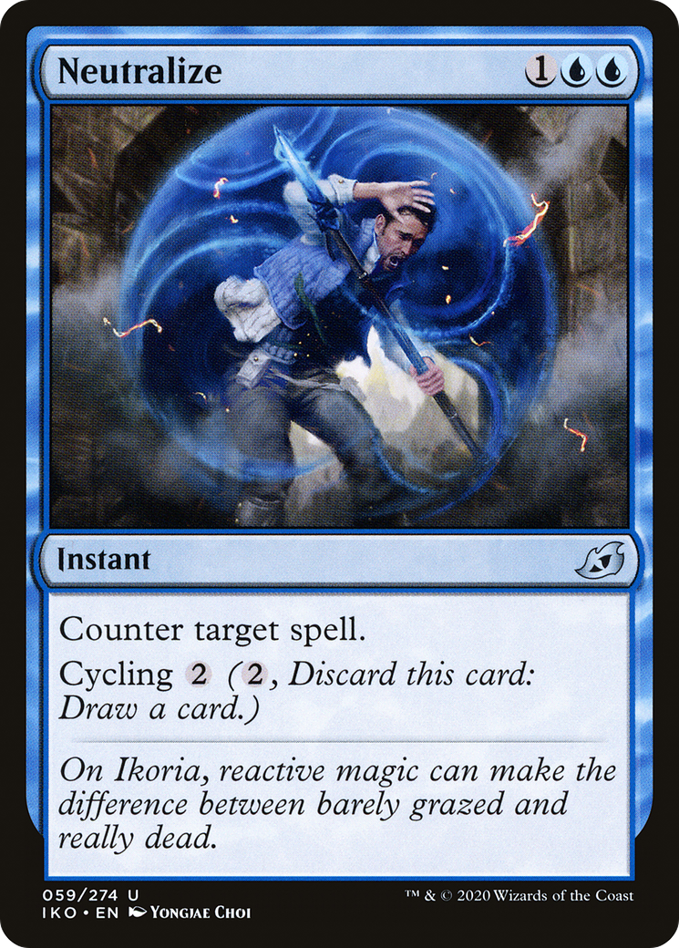 Neutralize (IKO-059) [Ikoria: Lair of Behemoths] Foil MTG Single Wizards of the Coast