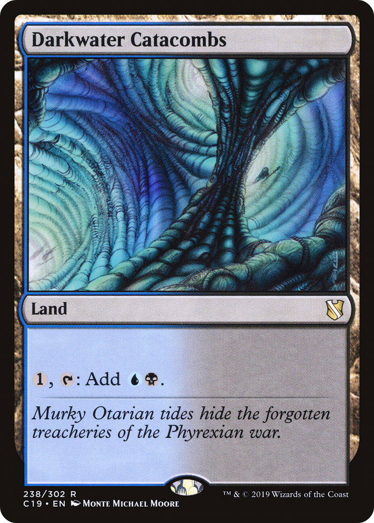 Darkwater Catacombs (C19-238) [Commander 2019] MTG Single Wizards of the Coast