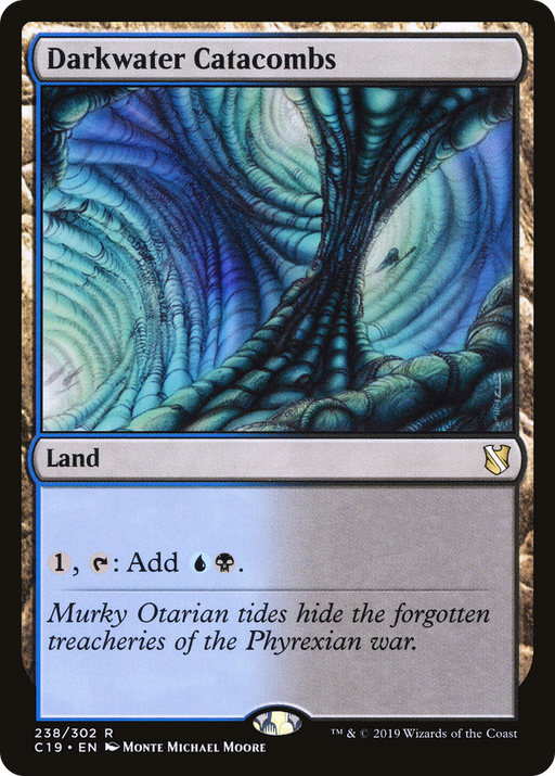 Darkwater Catacombs (C19-238) [Commander 2019] MTG Single Wizards of the Coast
