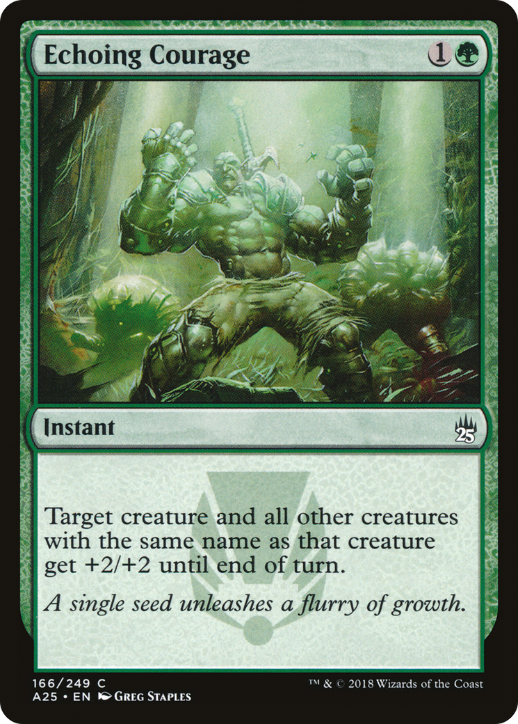 Echoing Courage (A25-166) [Masters 25] Foil MTG Single Wizards of the Coast