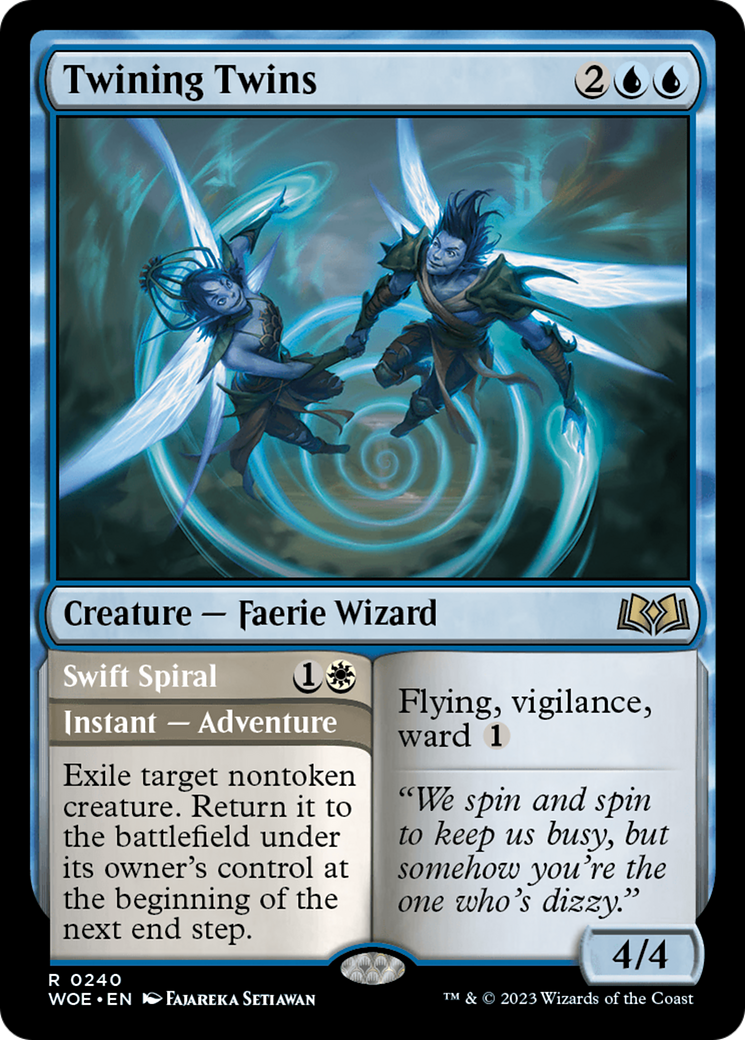 Twining Twins (WOE-240) [Wilds of Eldraine] MTG Single Wizards of the Coast
