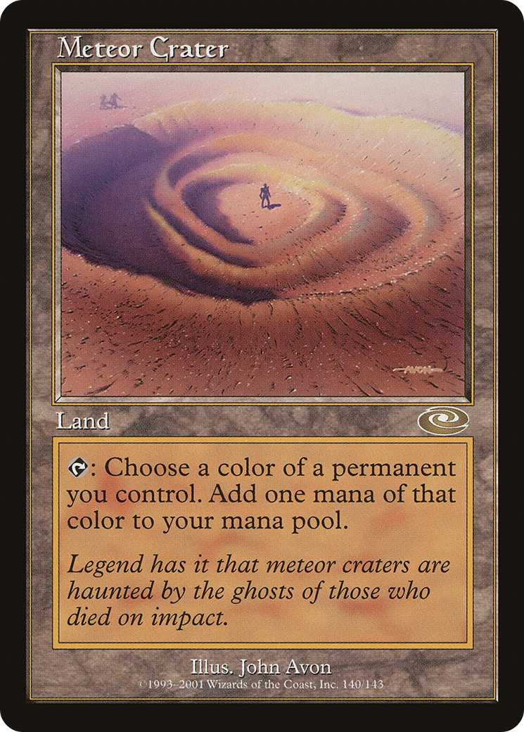 Meteor Crater (PLS-140) [Planeshift] MTG Single Wizards of the Coast